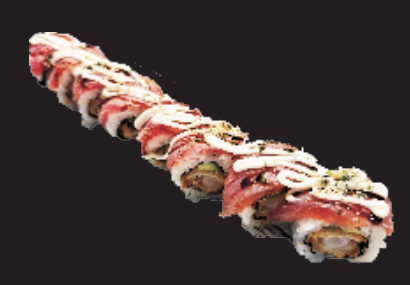 Flamed Tuna Ebi Roll (8st)