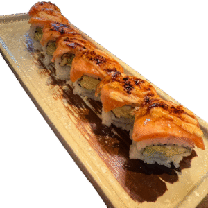 Flamed Salmon Roll (8st)
