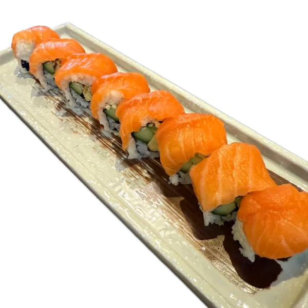 Zalm kaas roll